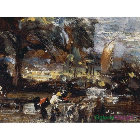 Szkic do obrazu "Wóz na siano" - John Constable