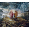 Reprodukcja obrazu: Pejzaż górski z kuszeniem Chrystusa - Jan Brueghel Starszy