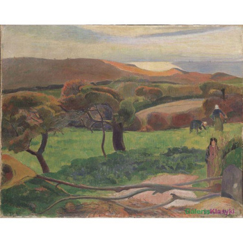 "Pejzaż z Bretanii" - Paul Gauguin