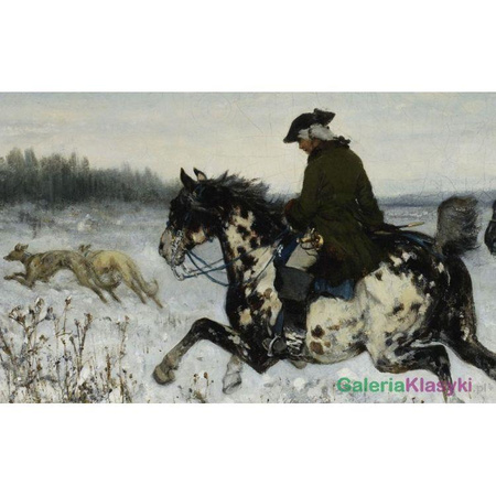 Polowanie z chartami - Jan Chełmiński