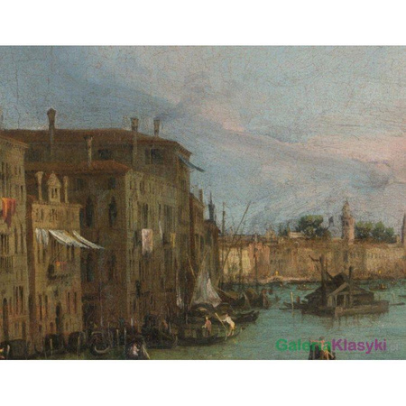 Grand Canal w Wenecji z mostem Rialto - Canaletto