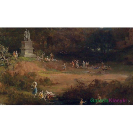 Grecki krajobraz idealny - Friedrich von Amerling