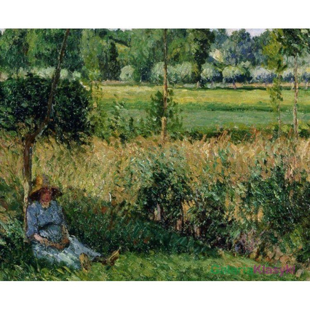 "Morning Sunlight Effect, Eragny" - Camille Pissarro