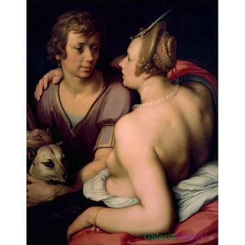 Venus i Adonis - Cornelis van Haarlem