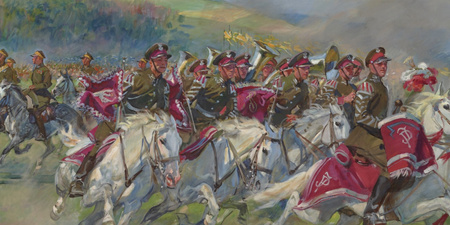 Święto kawalerii polskiej - Wojciech Kossak