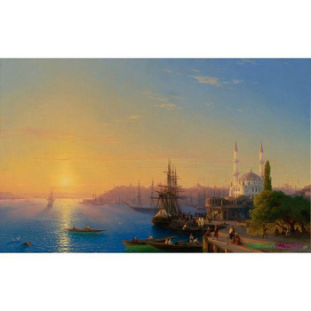 Widok na Konstantynopol i Bosfor - Iwan Ajwazowski