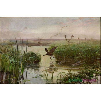 Kurka wodna - Józef Chełmoński