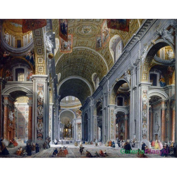 "Interior of Saint Peter's, Rome" - Giovanni Pannini
