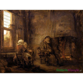Tobiasz i jego żona - Rembrandt