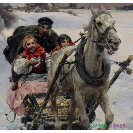 Wesoła jazda - Alfred Kowalski-Wierusz