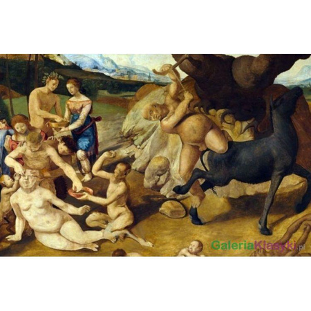 "Upadek pijanego Sylena" - Piero di Cosimo