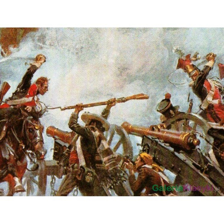 "Szarża w wąwozie Somosierry" - Wojciech Kossak