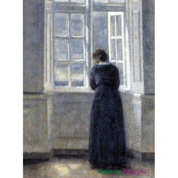 "Wysokie okna" - Vilhelm Hammershoi