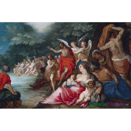 Chrzest Chrystusa nad rzeką Jordan - Jan Brueghel Starszy