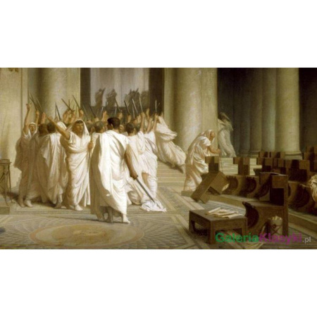 Śmierć Cezara - Jean-Leon Gerome