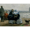 Na plaży - Eugène Louis Boudin