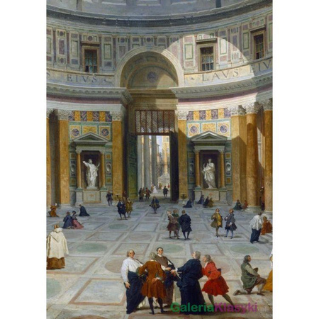Wnętrze Panteonu w Rzymie - Giovanni Paolo Pannini