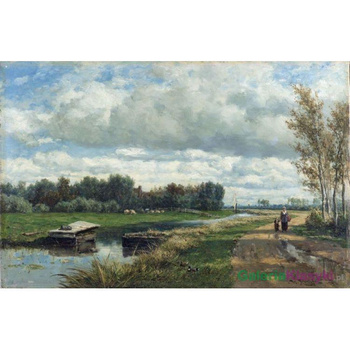 "Krajobraz w pobliżu Hagi" - Willem Roelofs