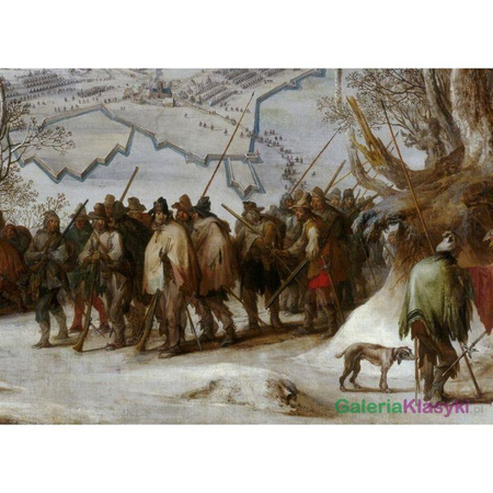 Oblężenie Aire sur la Lys przez hiszpańskiego dowódcę - Pieter Snayers