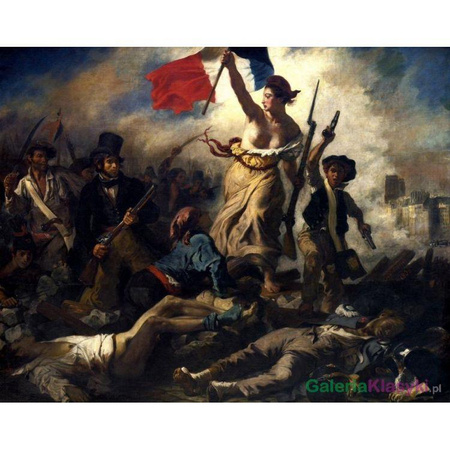 Reprodukcja obrazu: Wolność wiodąca lud na barykady - Eugène Delacroix