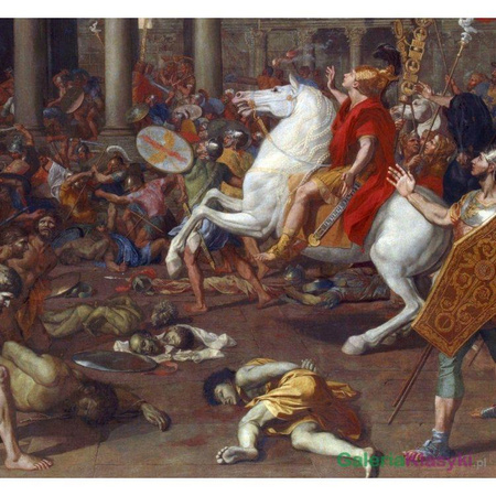 Zdobycie Jerozolimy przez cesarza Tytusa - Nicolas Poussin
