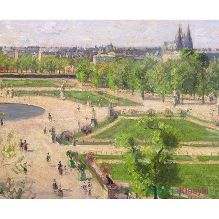 "Ogród Tuileries w wiosenny poranek" - Camille Pissarro