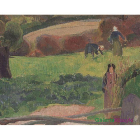 "Pejzaż z Bretanii" - Paul Gauguin
