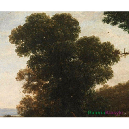 Landscape with Figures Wading Through a Stream - Claude Lorrain