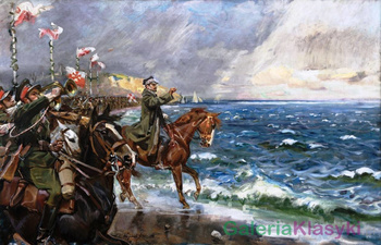 Zaślubiny Polski z morzem - Wojciech Kossak