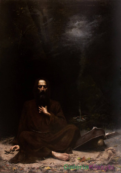 Kuszenie św. Antoniego - Lucjan Wędrychowski