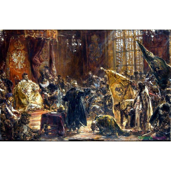 Carowie Szujscy na Sejmie Warszawskim - Jan Matejko