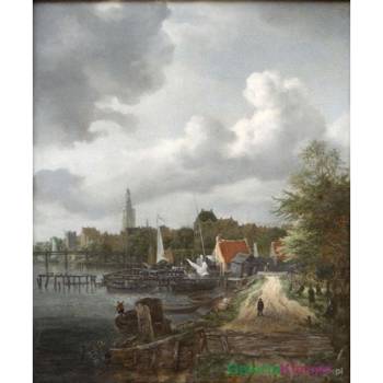 Droga do Amsterdamu - Jacob van Ruysdael