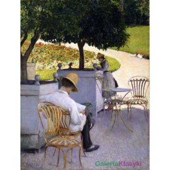 "Drzewa pomarańczowe" - Gustave Caillebotte