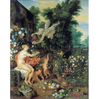 Flora i Zefir - Jan Brueghel Starszy