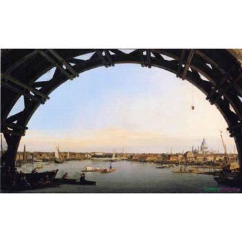 Londyn. Miasto widziane spod mostu Westminster - Canaletto