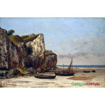 "Plaża w Normandii" - Gustave Courbet