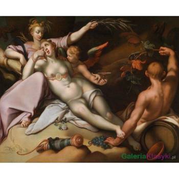 "Sine Baccho et Cenere friget Venus" - Abraham Bloemaert