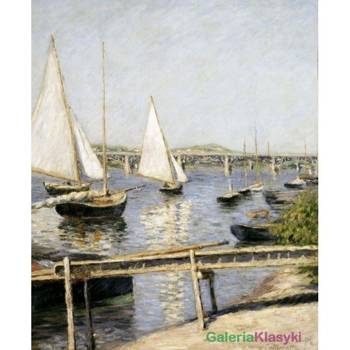 "Żaglówki w Argenteuil" - Gustave Caillebotte