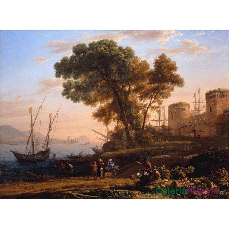 Artysta obserwujący naturę - Claude Lorrain