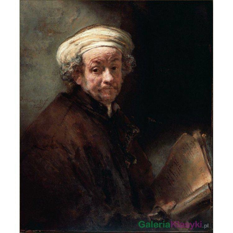 Autoportret jako apostoł Paweł - Rembrandt