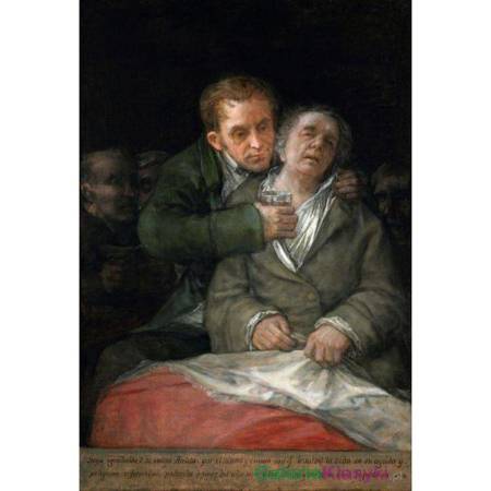"Autoportret z doktorem Arrieta" - Francisco Goya