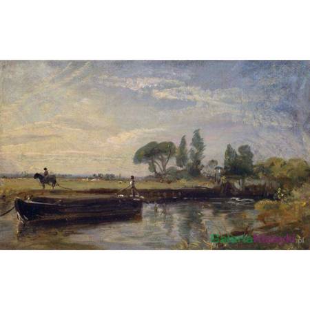 "Barka poniżej śluzy w Flatford" - John Constable