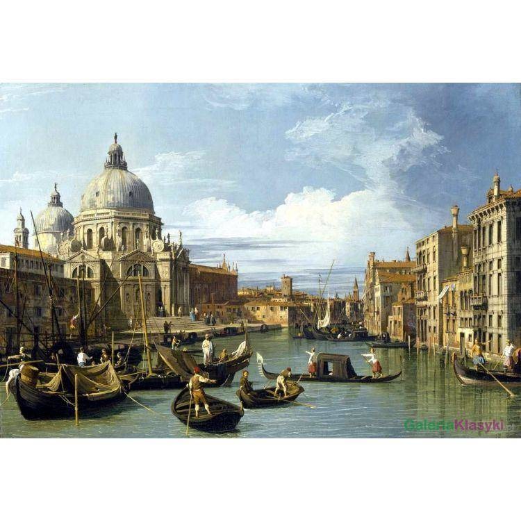 Canale Grande i kościól Santa Maria della Salute - Canaletto