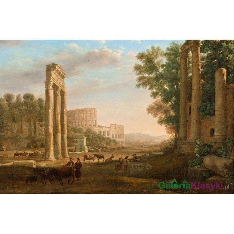 Capriccio with ruins of the Roman Forum - Claude Lorrain