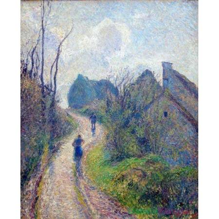 "Chemin montant à Osny" - Camille Pissarro