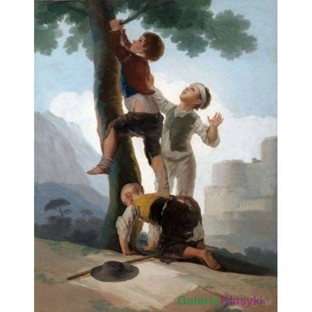 "Chłopcy wspinają się na drzewo" - Francisco Goya