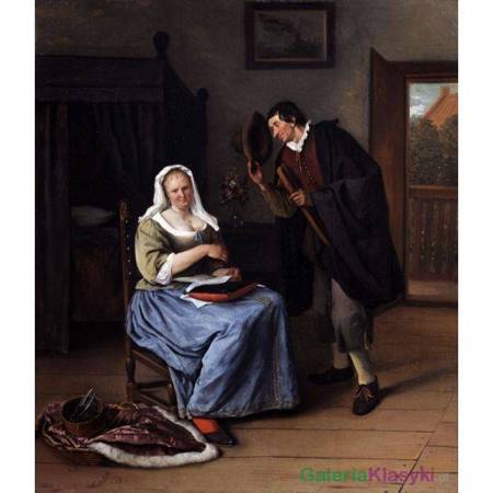 De koekvrijer door - Jan Steen