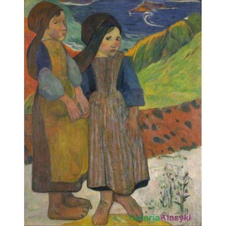 "Dwie Bretanki nad morzem" - Paul Gauguin