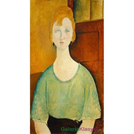 "Dziewczyna w zielonej bluzce"- Amedeo Modigliani