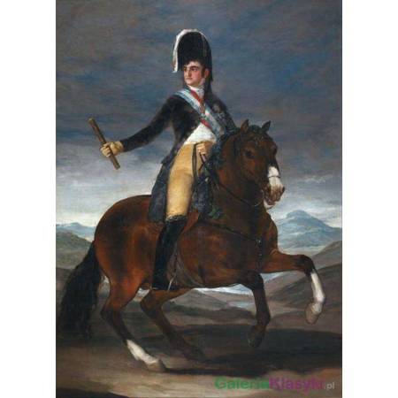 "Ferdynand VII - portret konny" - Francisco Goya